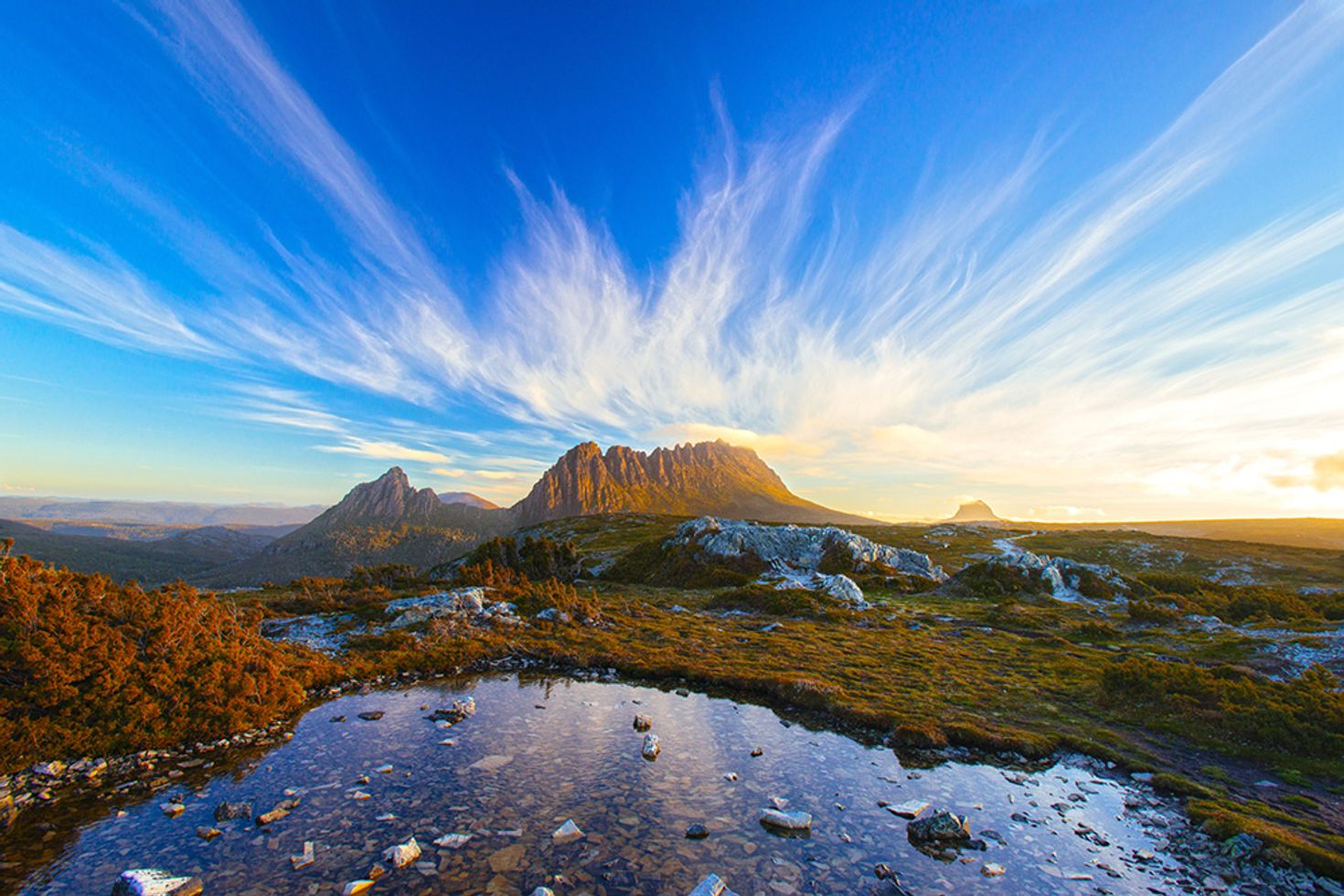Cradle mountain in Tasmania is one of the best places to visit in Australia