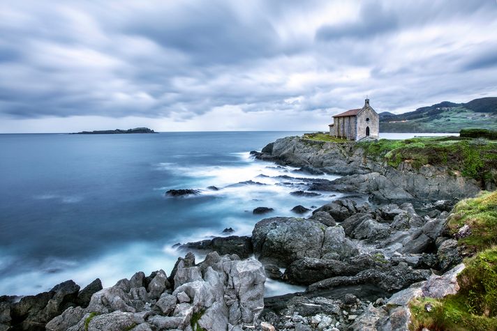 Mundaka Church in Basque Country