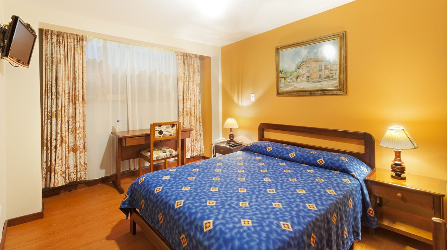 Colorful room makes Hotel Frances La Maison a great Colombia hotel