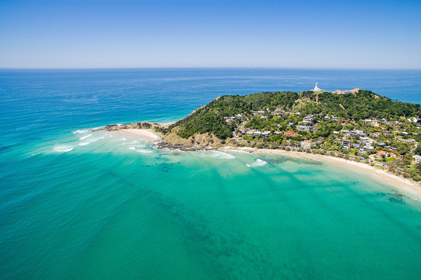 With a dreamy landscape, Byron Bay is a great surf spot in Australia