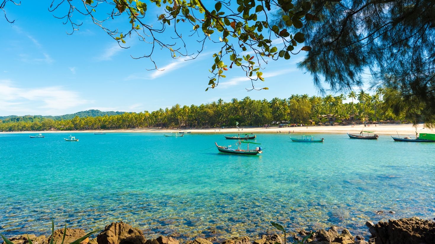 Ngapali beach in Myanmar is a hot destination in Asia