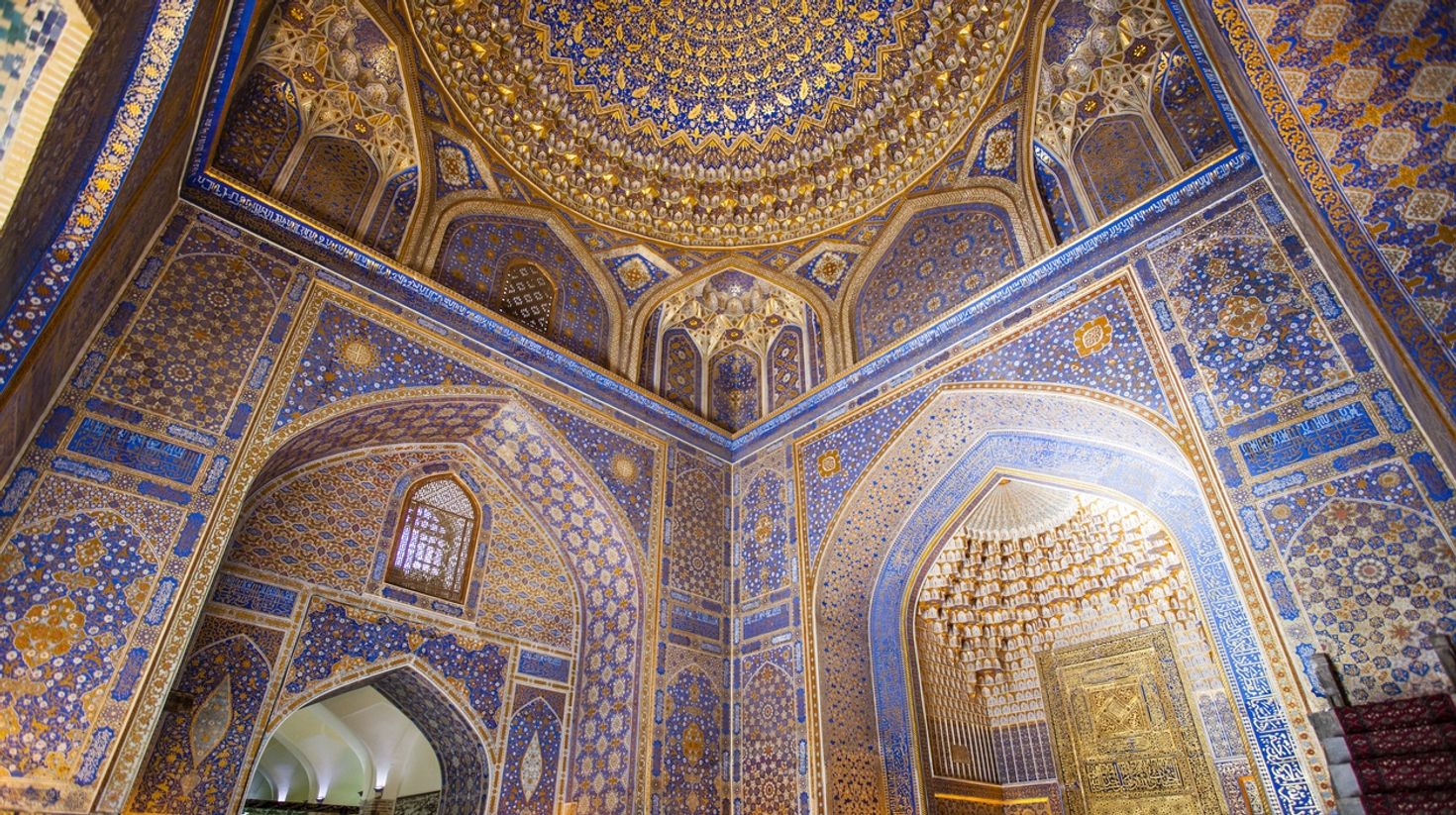 Samarkand's a great place to explore the stunning architecture of old world