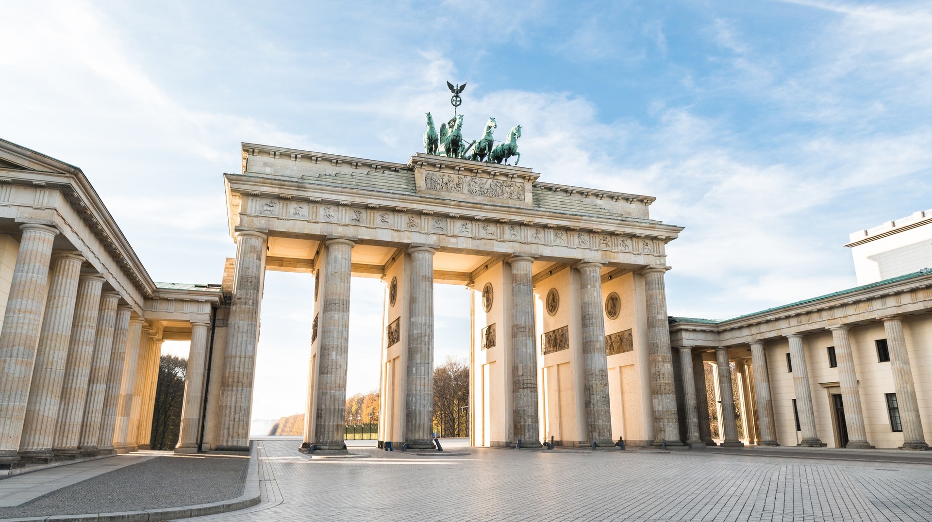 Sightsee the iconic Brandenburg Gate in Berlin, one of the best places to visit in Berlin. Brandenburg Gate in Berlin, one of the best places to visit in Germany.