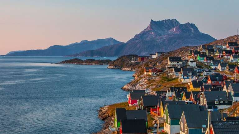 The capital of Greenland, Nuuk, one of the top places to visit in March.
