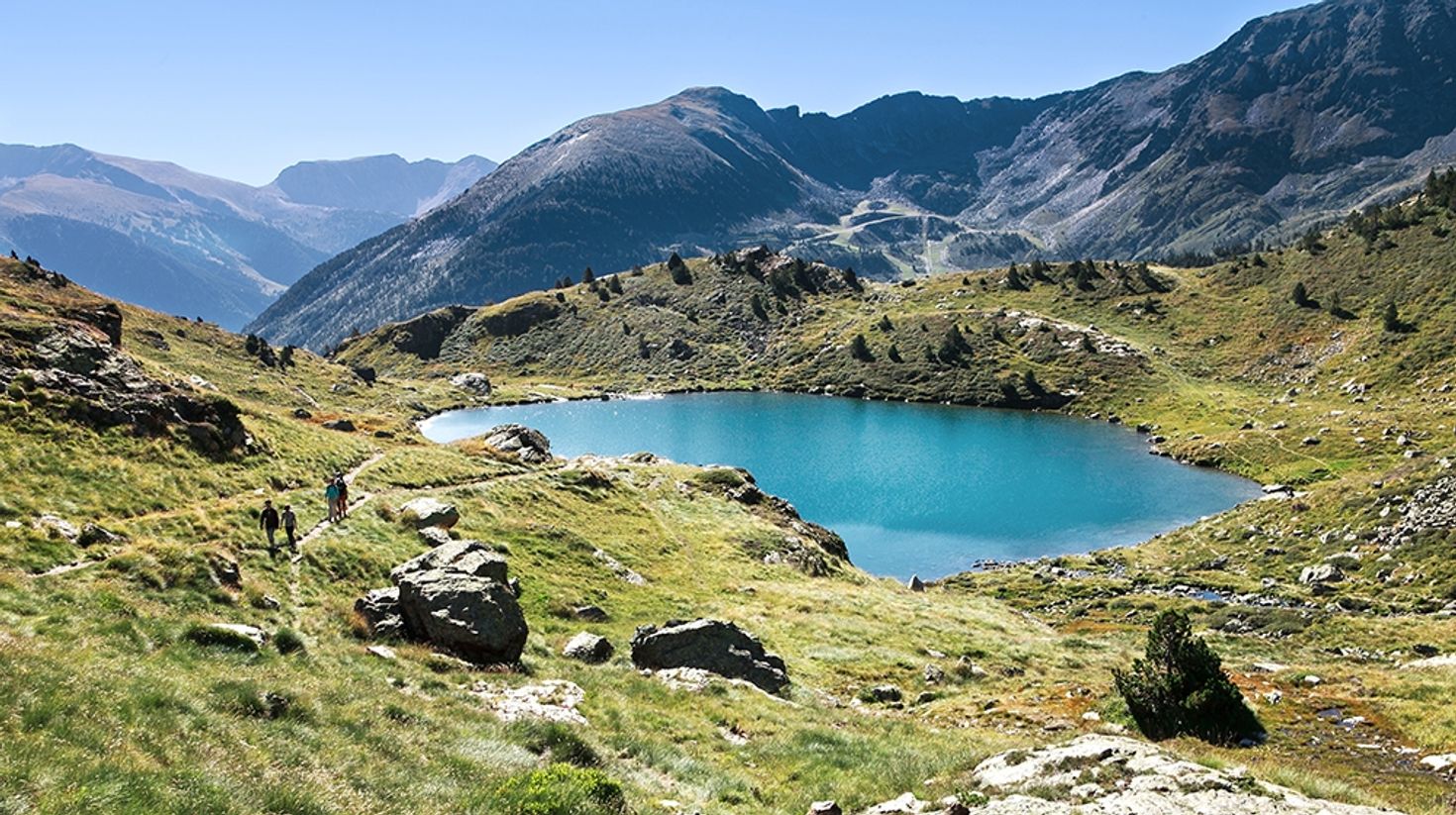 Pyrenees hiking landscape