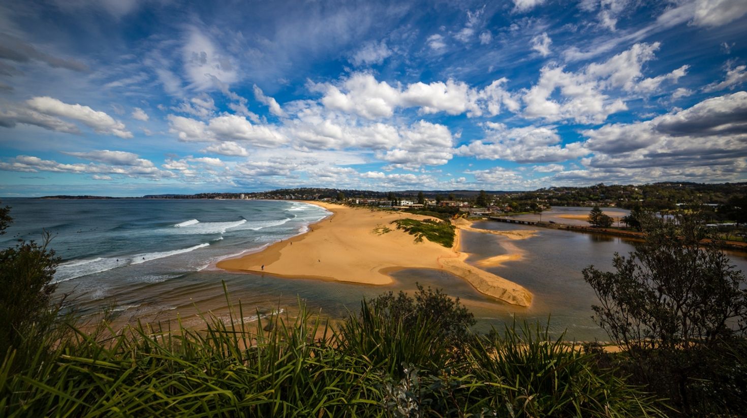 Narrabeen beach for surfing in Sydney