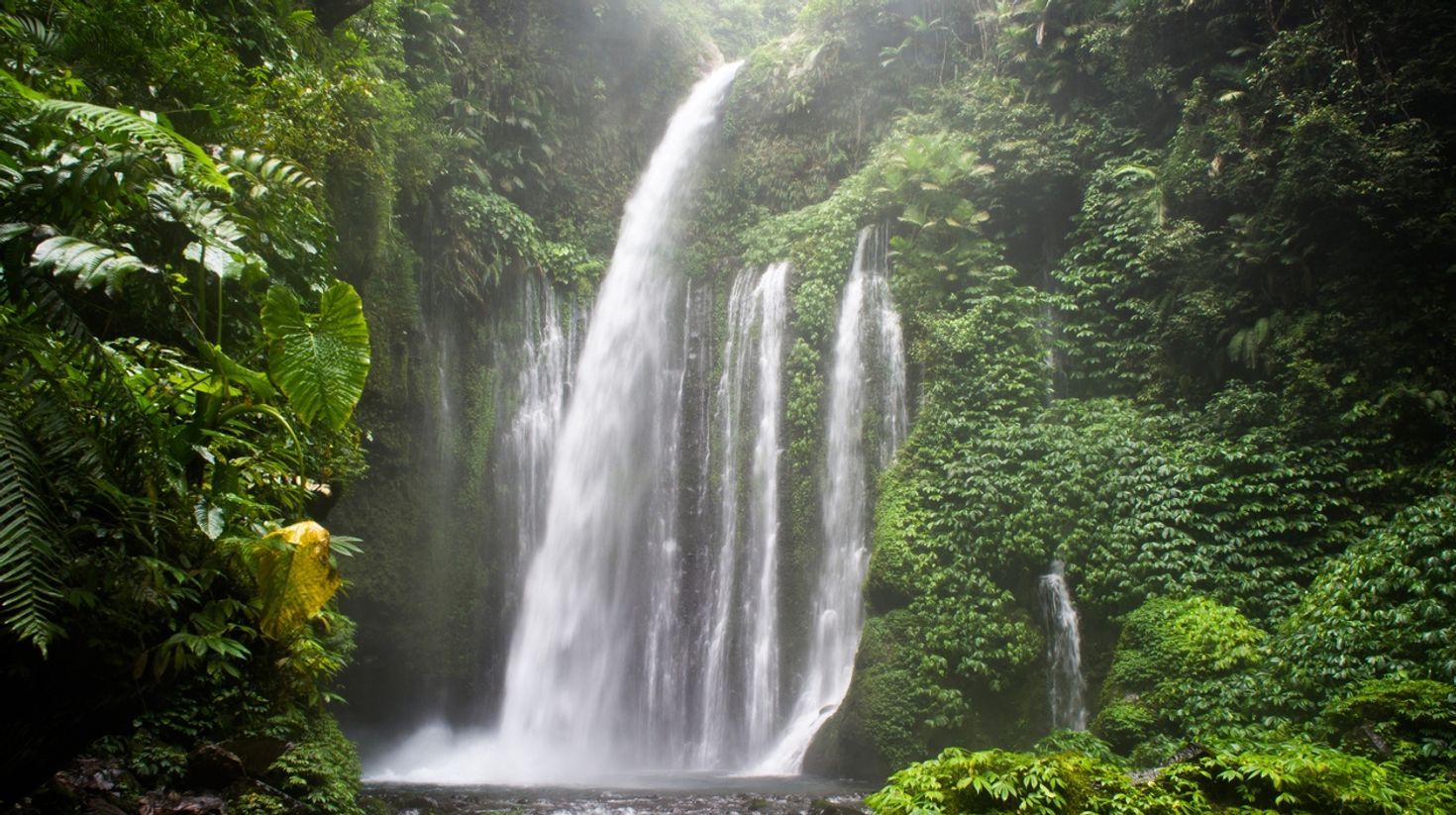 Hiking to Tiu Kelep waterfall is a fun thing to do in Lombok.
