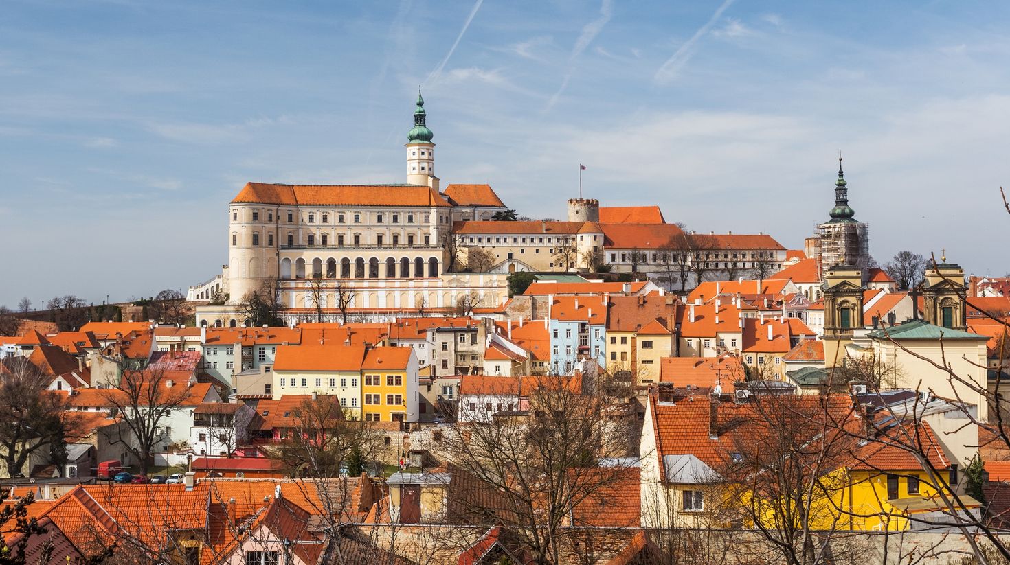 Mikulov and its Castle in South Moravia