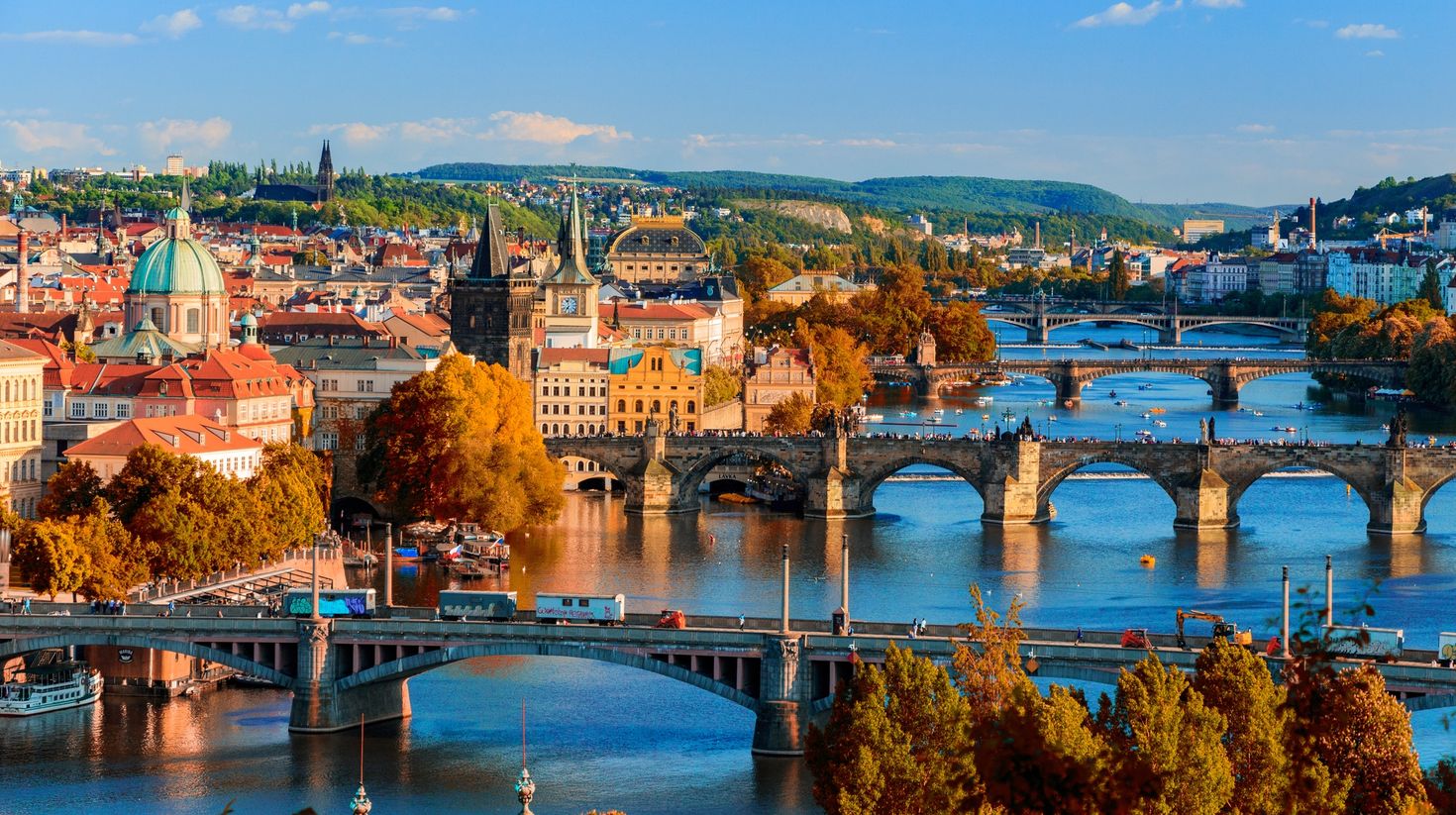 Charles Bridge, the medieval bridge at the heart of the Czech capital