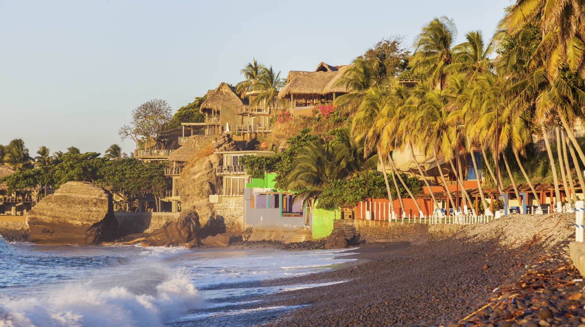 El Tunco Beach in El Salvador