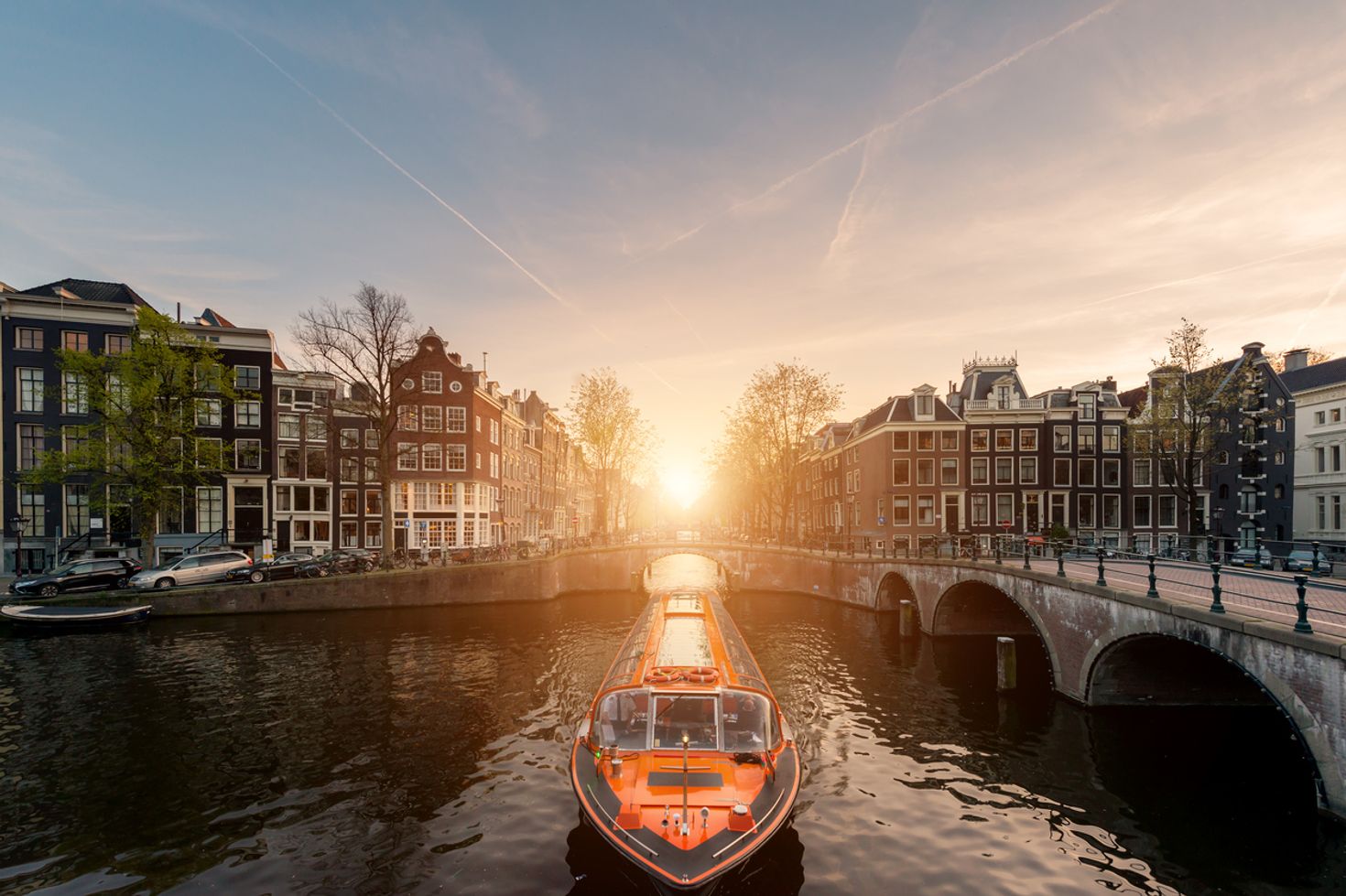 Riding along the canals is a fun thing to do in Netherlands