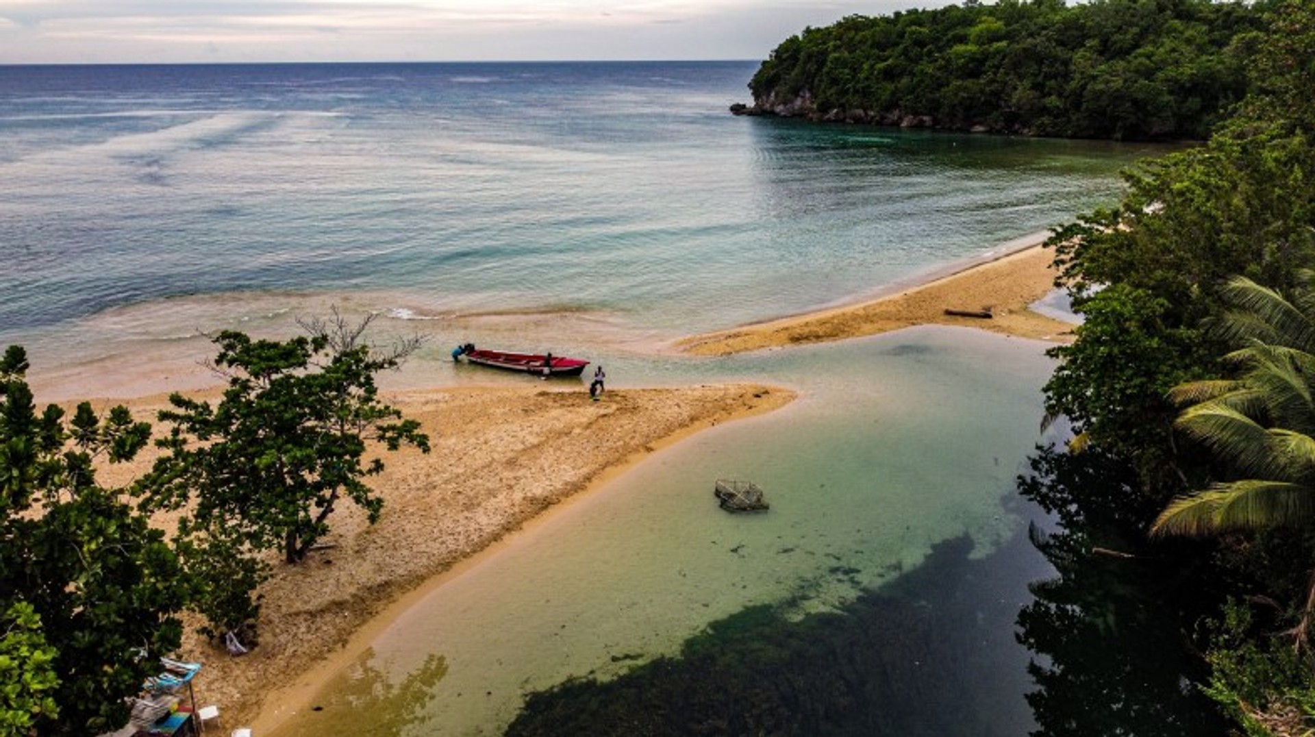 Ocho Rios, a small town and Caribbean port on the north coast of Jamaica.