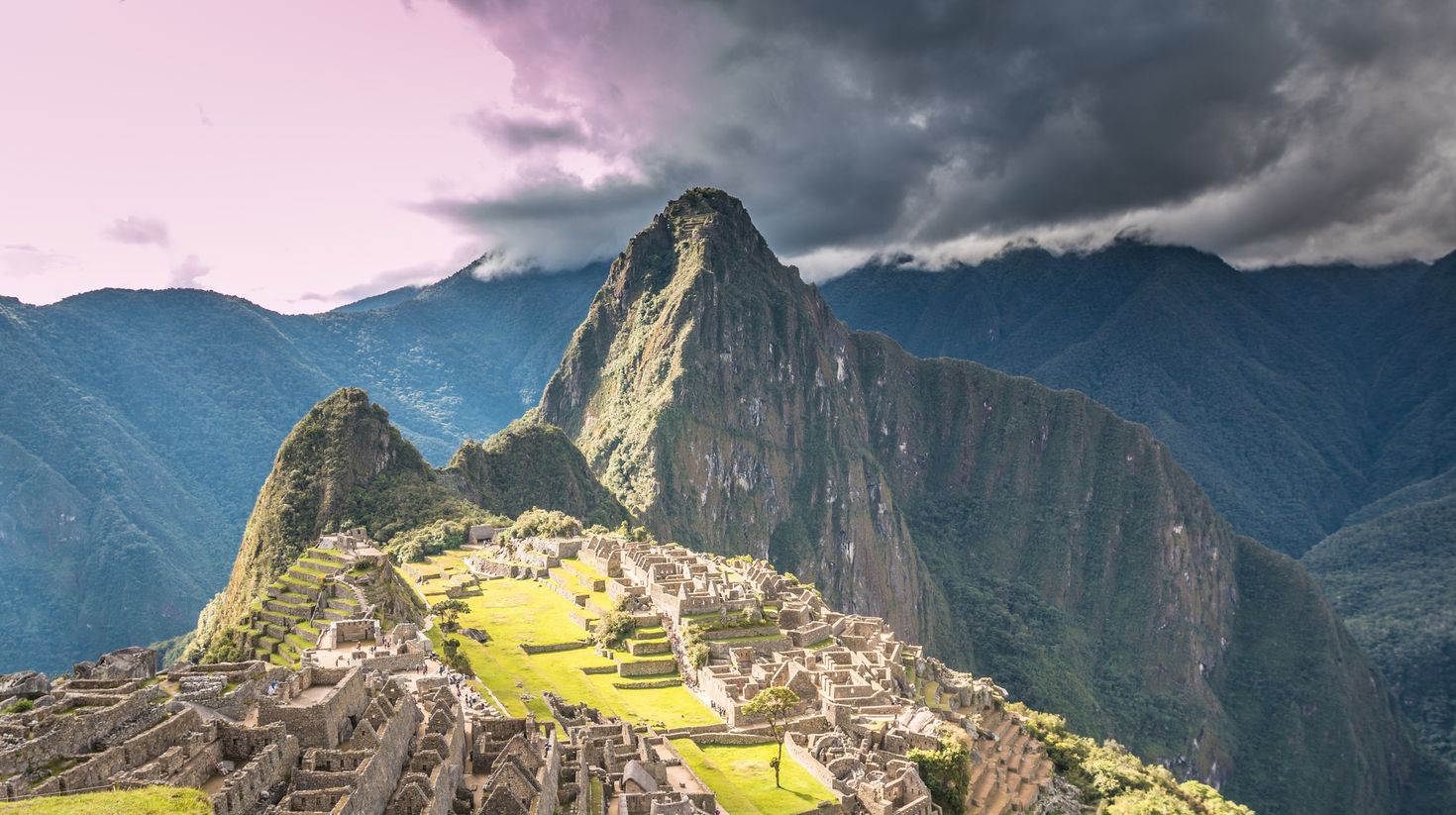 Machu Picchu in the rainy season