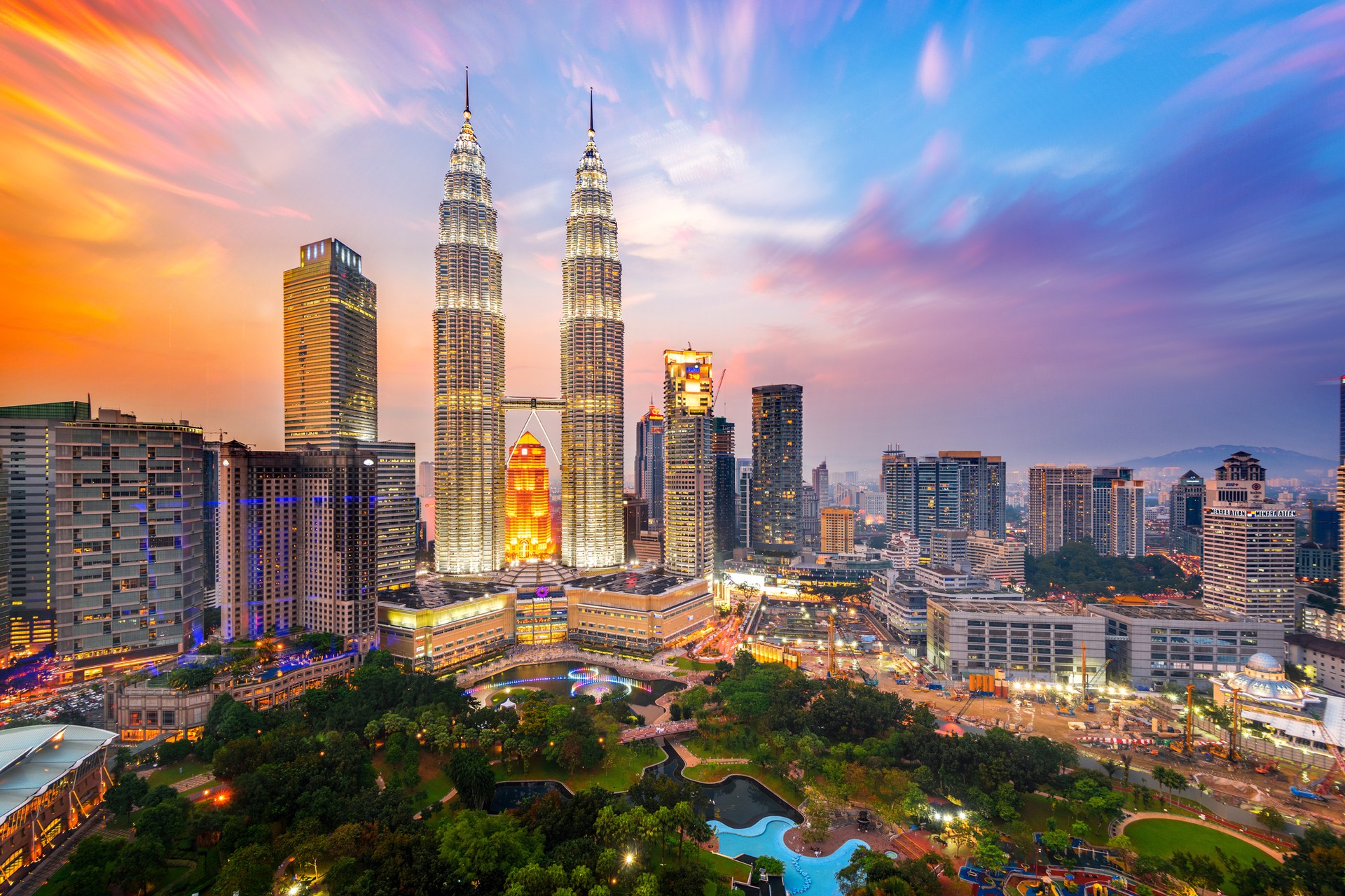 Petronas Tower in Malaysia is good to visit any time of the year.