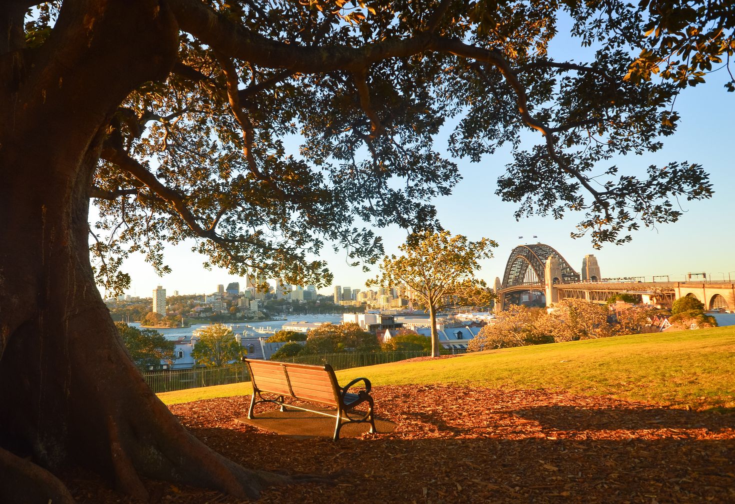 A view of the autumn weather in Sydney, Australia