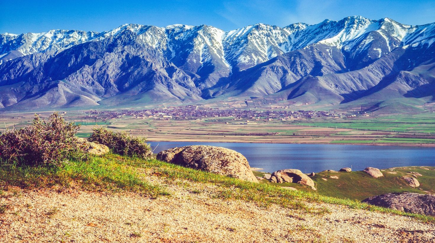 Khazret Sultan, the highest point of Uzbekistan