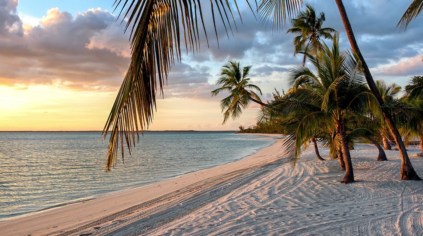 The Bahama islands are engulfed with pink sand beaches and clear blue waters.
