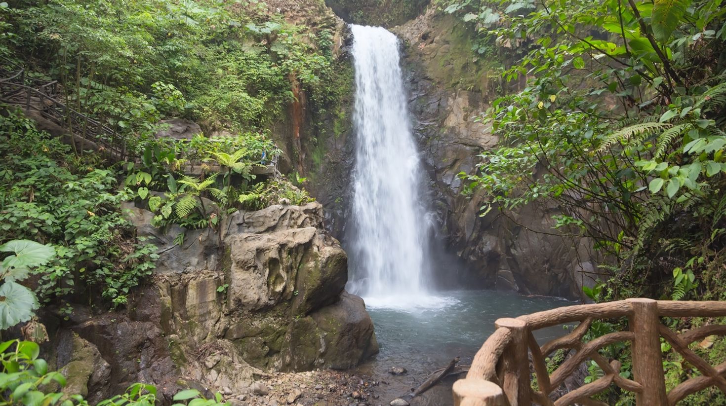 La Paz waterfall in Costa Rica, Alajuela province