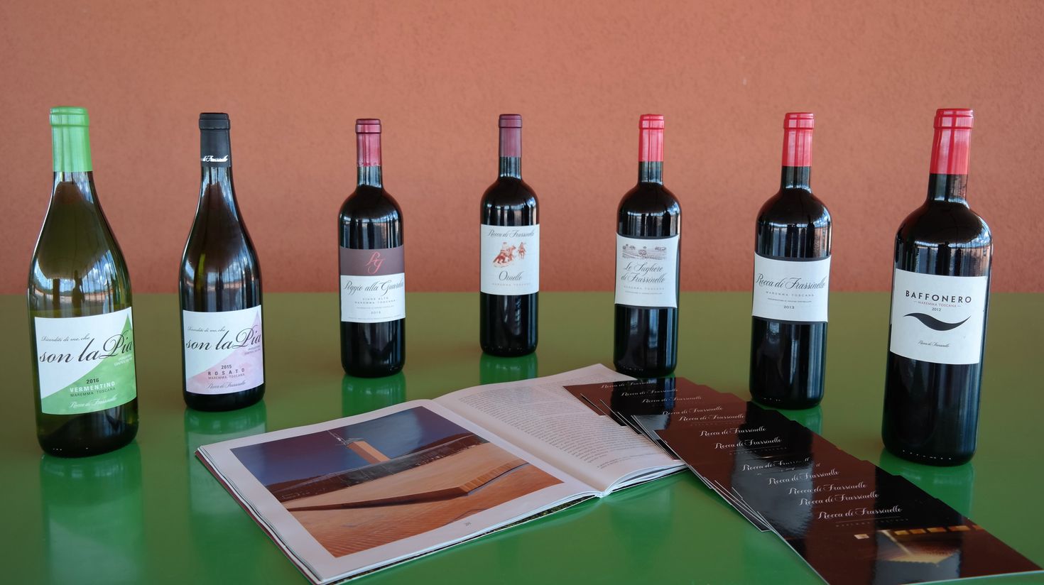 Tuscan wine, best represented by the Rocca range