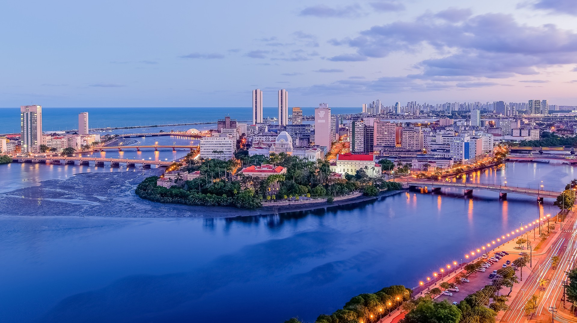 Visit the bustling Recife to bask in the sun on its beautiful coasts, witness the colonial architecture, or enjoy its vibrant nightlife. Recife, Brazil in April