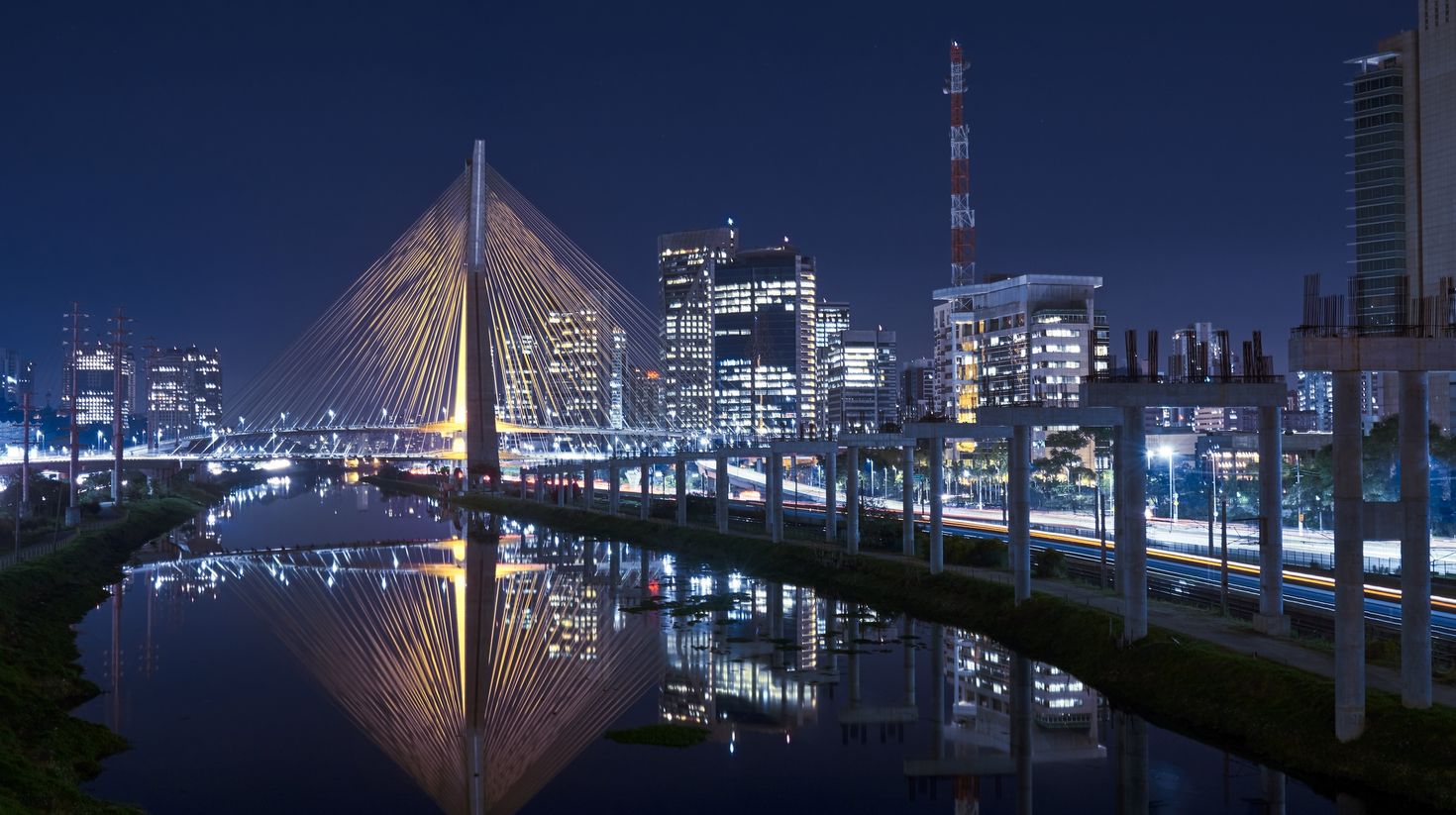 Estaiada Bridge Sao Paulo, Brazil