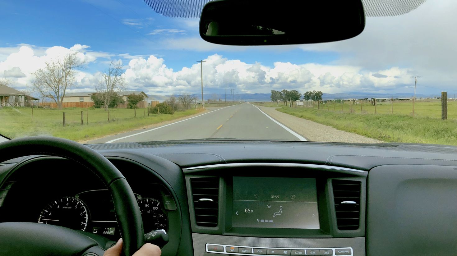 Driving in Buenos Aires road to Patagonia.