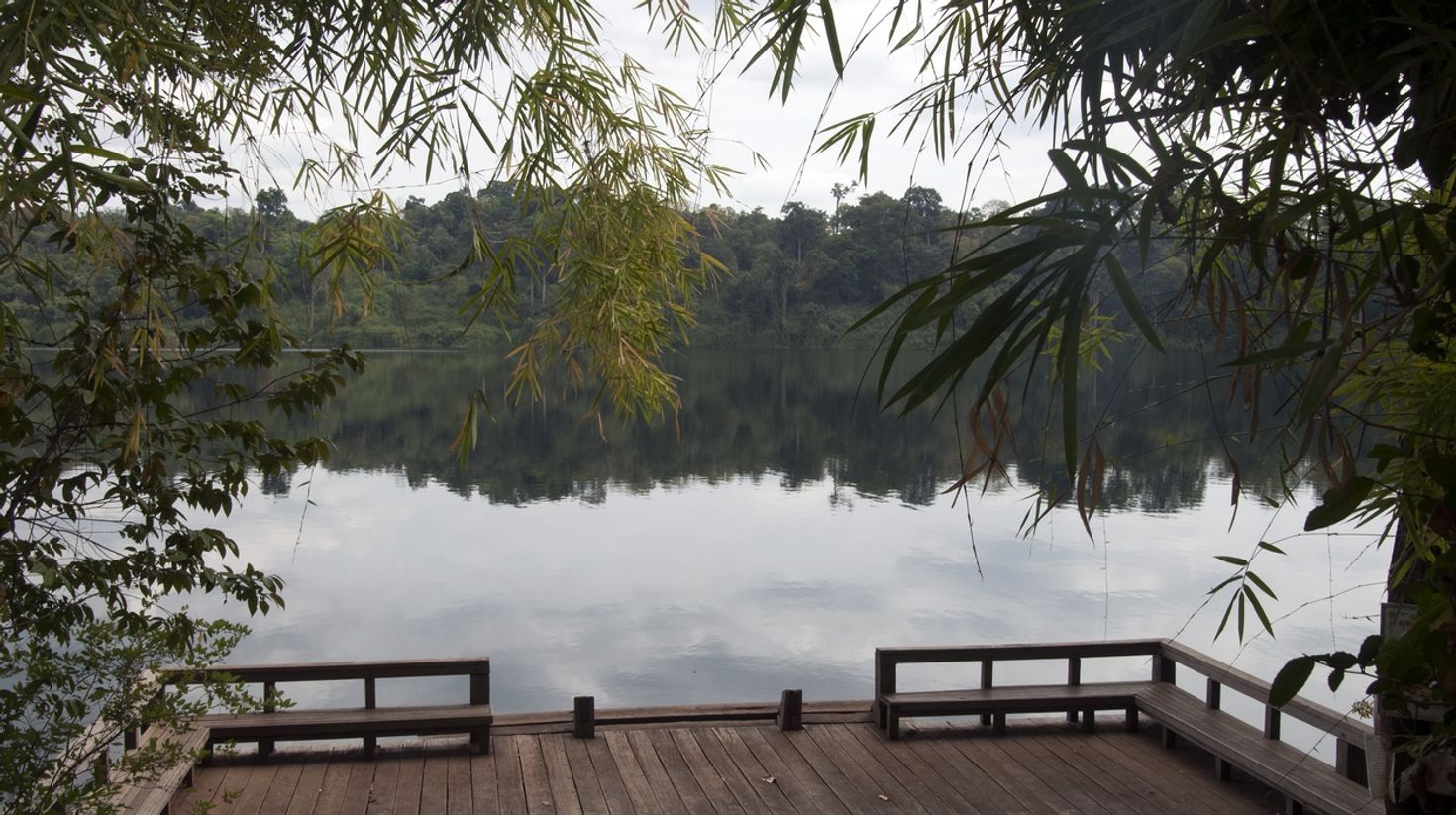A beautiful and peaceful scene captured in the Ratanakiri.