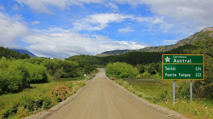 carretera austral in the Aysen Region