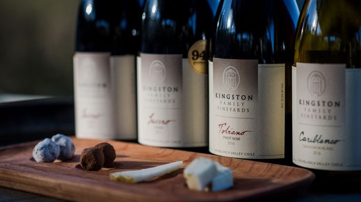 Kingston Family Vineyards Chocolate and wines