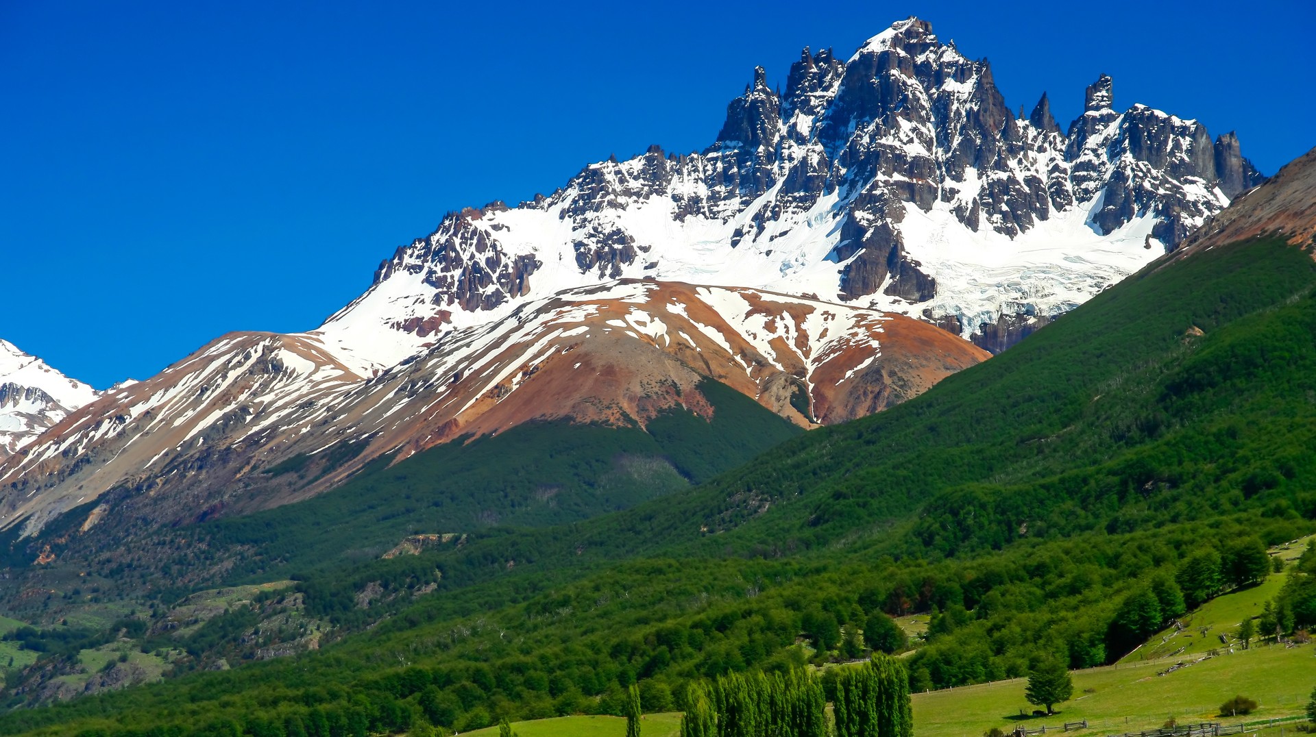 Cerro Castillo in Chilean Patagonia is a majestic sight Cerro Castillo is a mountain and its name translates as ‘Castle Hill’ because of the sharp basalt cliffs that make it look a bit like a castle.
