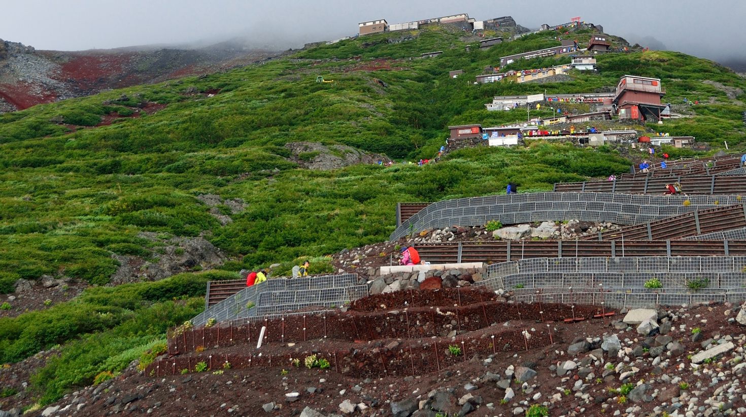  Covering 13 km, Yoshida trail is the most popular trail while climbing Mount Fuji.