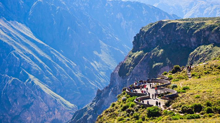 Colca Canyon is a popular activity amongst tourists in Peru