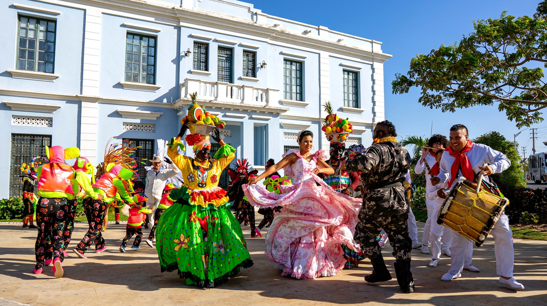 The port city of Barranquilla comes alive to celebrate Carnaval de Barranquilla, the biggest carnival celebration in South America. Carnaval de Barranquilla, Colombia in February