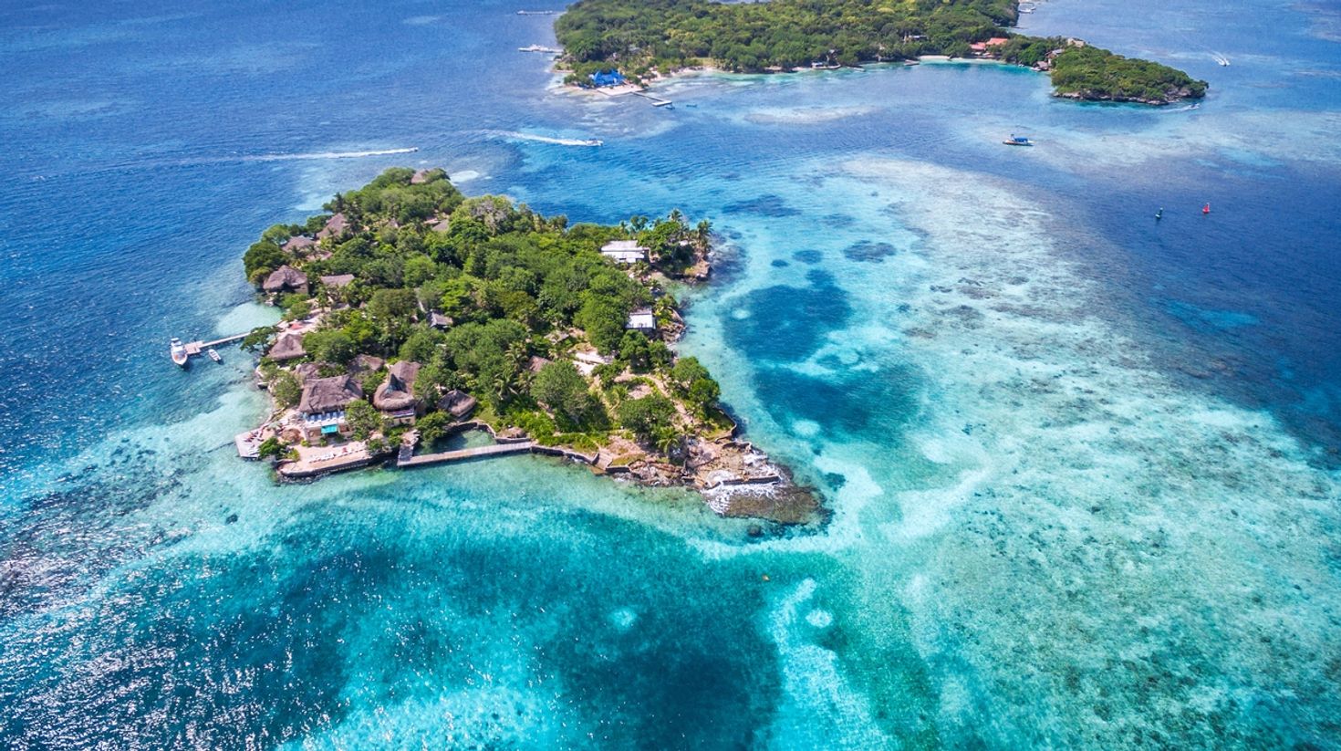 Rosario Islands in Cartagena de Indias, Colombia in February