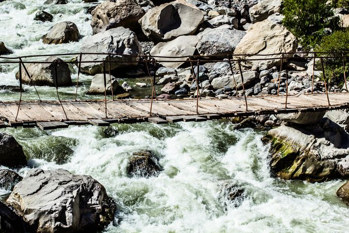 River running at Cotahuasi Canyon