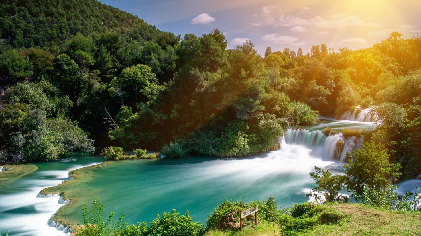 Krka National Park is a must visit place in Croatia.