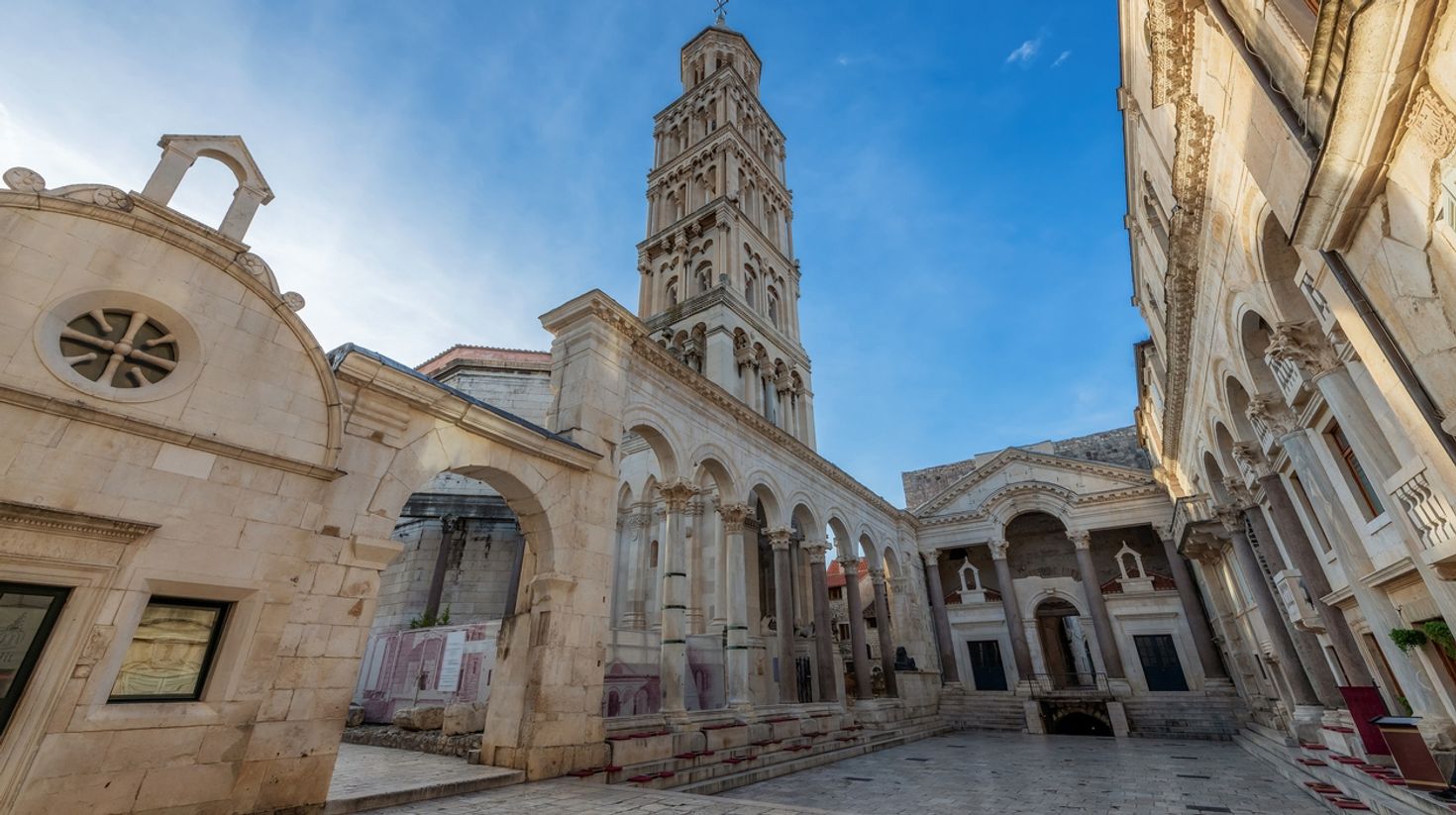 Visit the Diocletian Palace in May.