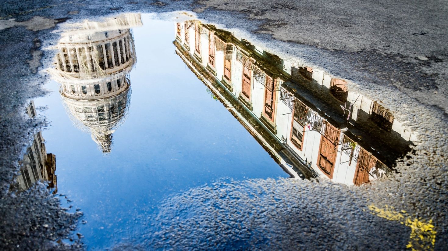 Reflection of National Capitol Cuba in September