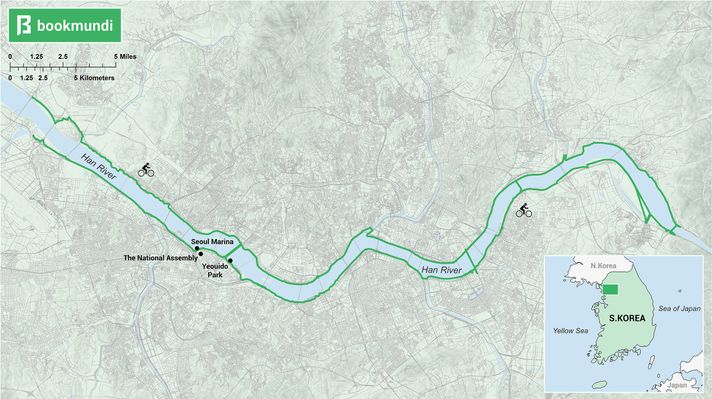 Han River Trail map
