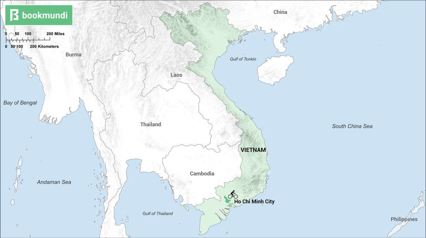 Cycling in Vietnam Ho Chi Minh city map Cycling in Vietnam Ho Chi Minh city map