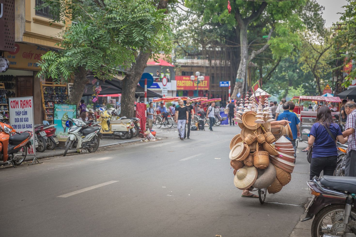 Hanoi is perfect for cycling in Vietnam