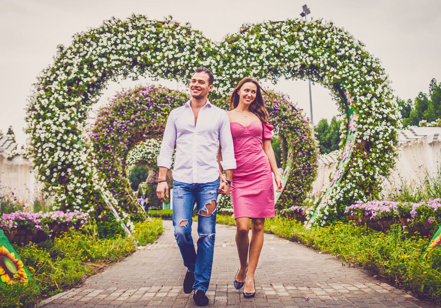 Honeymoon in Dubai Miracle Garden