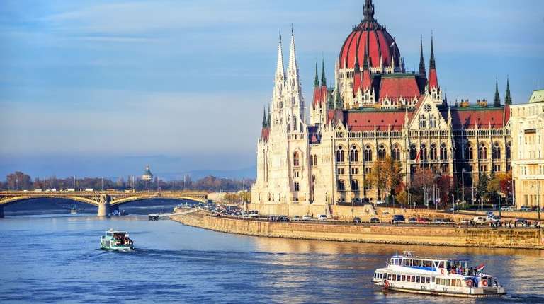The Danube cruise takes travelers through Budapest in Eastern Europe