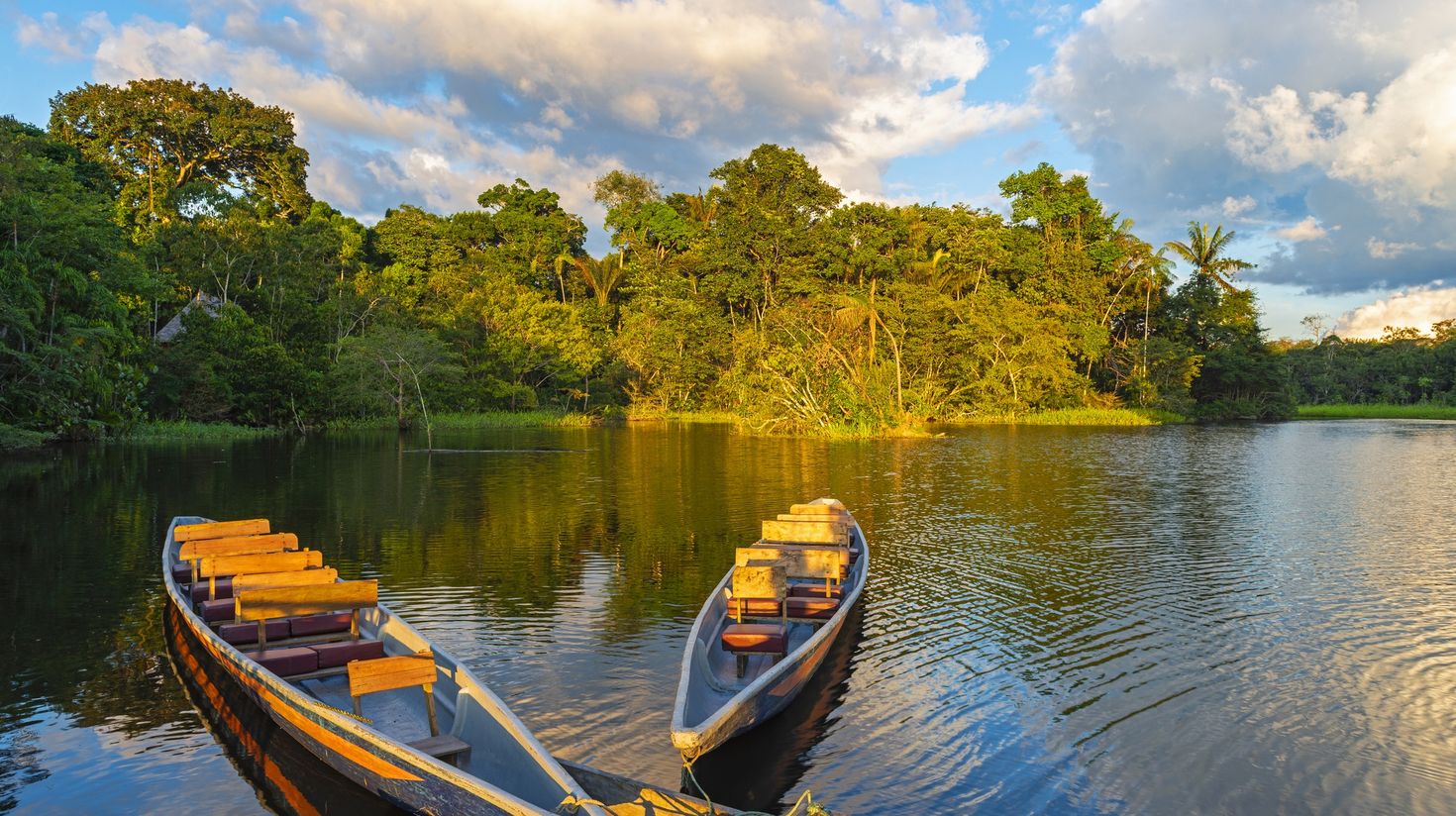 Take a boat ride in the Amazon.