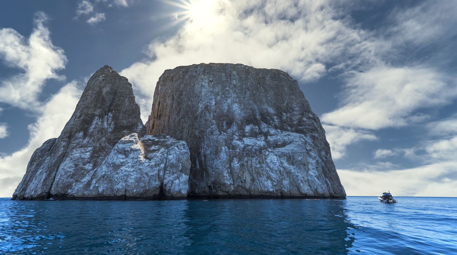 Diving in front of Kicker Rock is a popular thing to do in Ecuador.