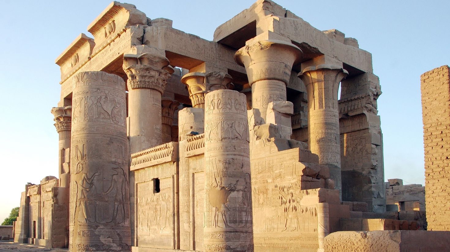 The Kom Ombo Temple in he town of Kom Ombo in Aswan.