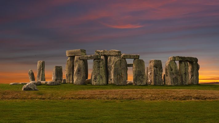 Stonehenge at sunset