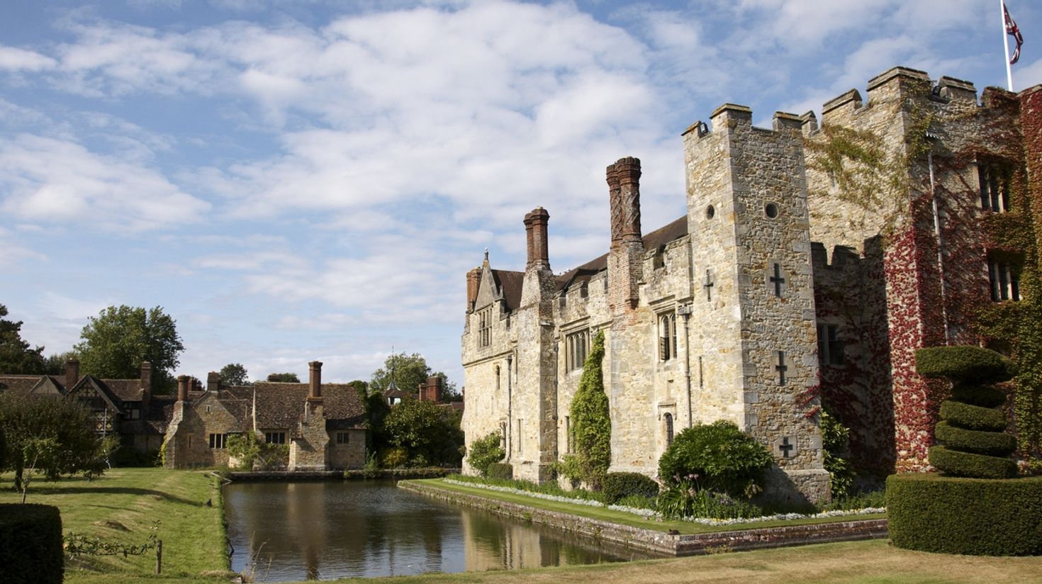 Hever Castle in the village of Hever, Kent in the south east of England.