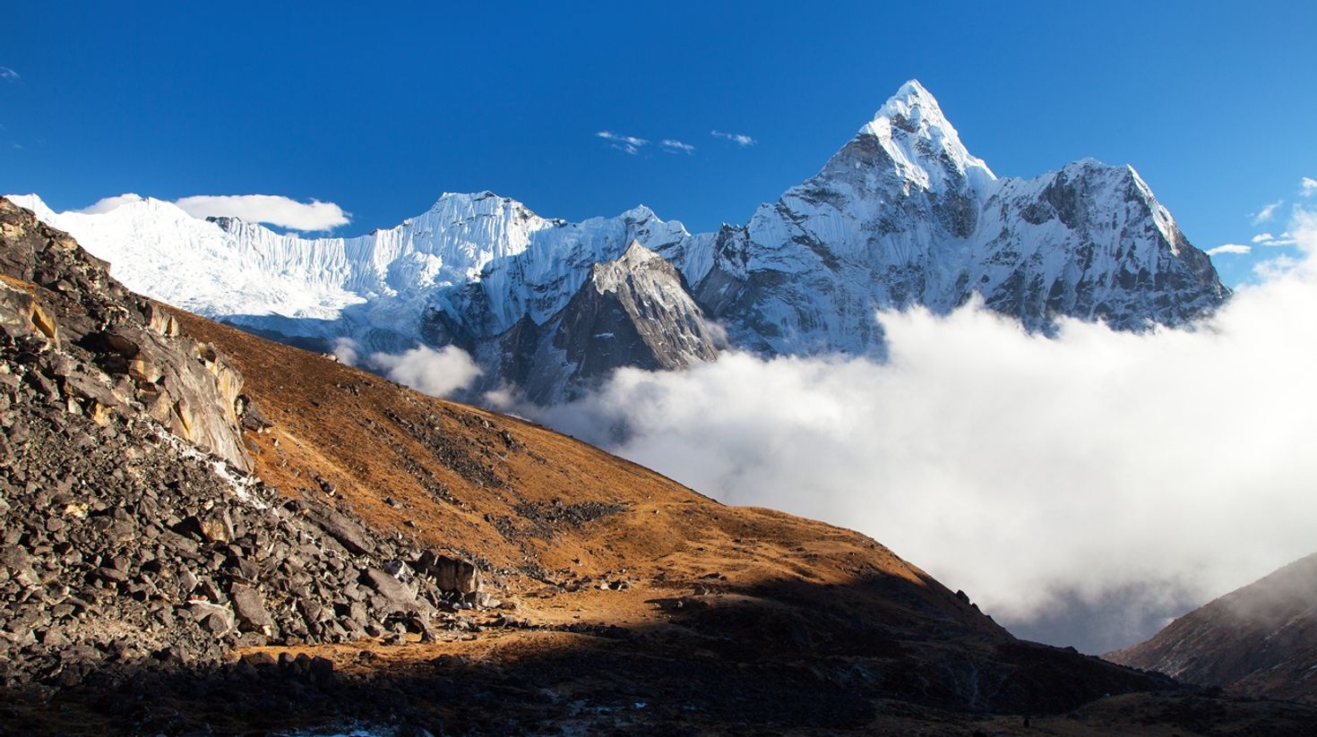 Head to Ama Dablam on your Everest Base Camp trek.