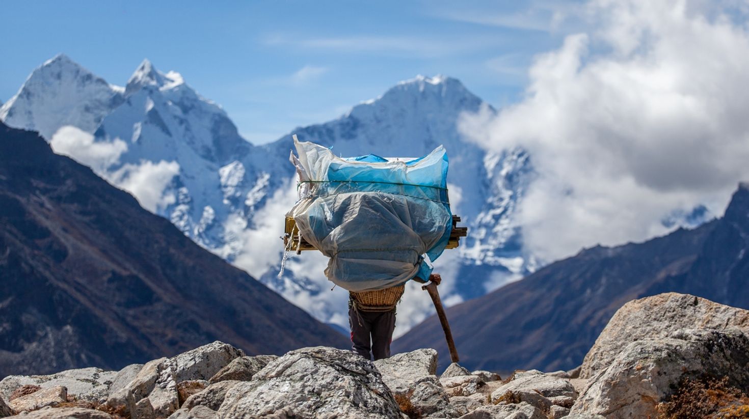 Get a porter to assist you on your Everest Base Camp trek.